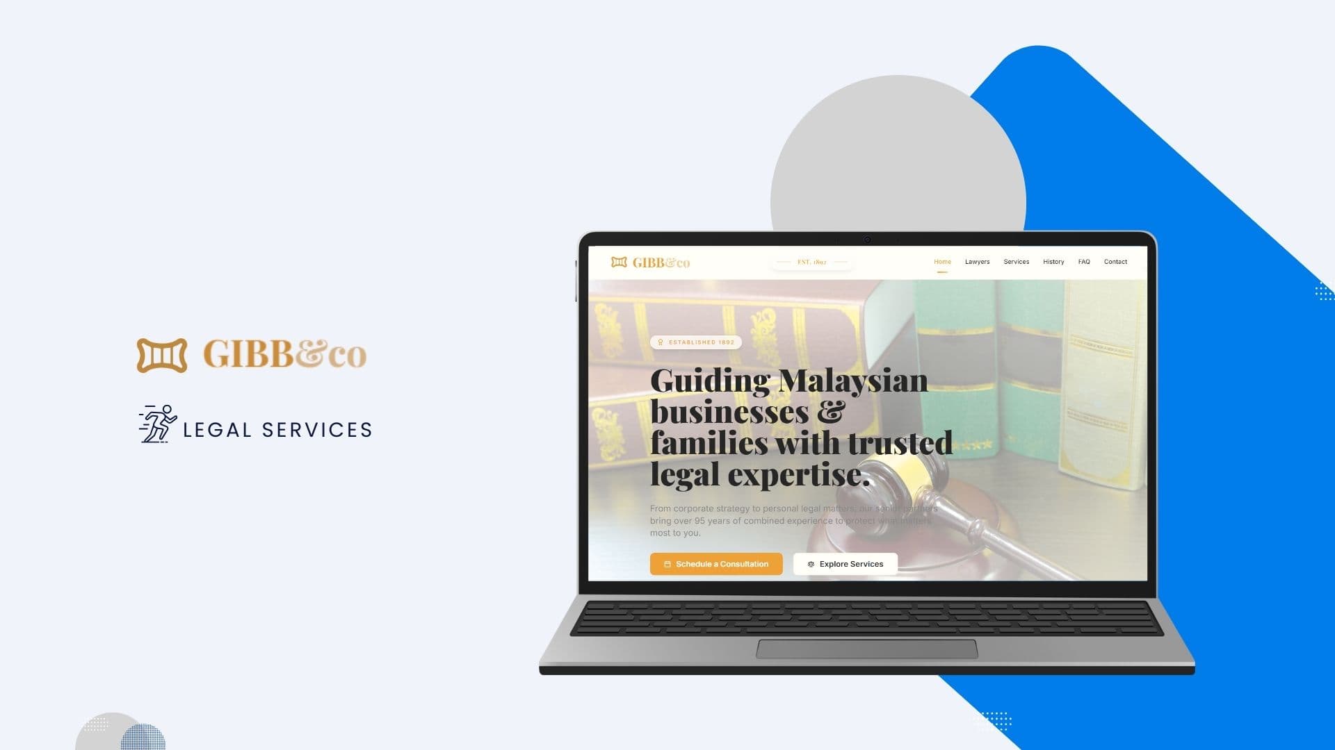 Gibb & Co Lawyers - Legacy Meets Modern Authority project by JXING Tech